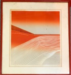 LYRIA PALOMBINI - gravura , medindo: 66 cm x 83 cm
