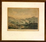 Gravura europeia, medindo: 35 cm x 26 cm e 52 cm x 47 cm