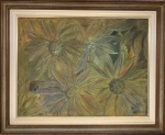 CRESTA GUINLE - óleo s/ tela, medindo: 65 cm x 50 cm e 81 cm x 66 cm