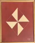 Aluisio CARVAO (1920-2001) - óleo s/ tela, medindo: 24 cm x 29 cm