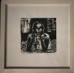 Gilvan SAMICO (1928-2013) - gravura, emoldurado, medindo: 22 cm x 22 cm.