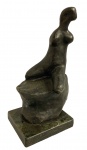 CARYBE (1911-1997) - escultura em bronze com base de granito, medindo: 25 cm alt. 