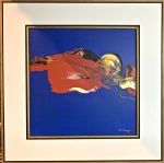 MABE (atribuído) - óleo s/ tela, assinado e datado frente e verso 1989, medindo: 52 cm x 52 cm e 77 cm x 77 cm