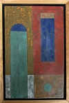 Alfredo VOLPI (1896-1988) - tempera s/ papel colado em madeira, medindo: 18 cm x 26 cm 