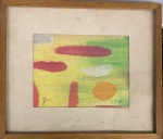 GUINLE - aquarela s/ papel, medindo: 14 cm x 10 cm e 22 cm x 19 cm