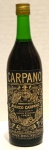 BEBIDA DE COLEÇÃO- BIANCO CARPANO SWEET VERMOUTH, GIUSEPPE B. CARPANO, TORINO. BEBIDA PRODUZIDA DA ITALIA . DELICIOSA!