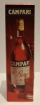 BEBIDA DE COLEÇÃO - CAMPARI, GARRAFA VINTAGE LACRADA, NA CAIXA