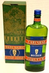 Raro Vintage Carlsbad Becher Licor , lacrado na caixa. Origem: Tchecoslováquia.
