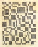 Willys DE CASTRO (1926-1988) - nanquim s/ papel, datado 56, painel II, medindo: 17 cm x 21 cm e 35 cm x 41 cm 