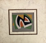 Aluisio CARVAO (1920-2001) - óleo s/ eucatex, medindo: 15 cm x 13 cm e 31 cm x 29 cm