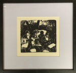 SAMICO - gravura, medindo: 24 cm x 22 cm e 42 cm x 40 cm