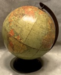 Decorativo, globo terrestre de mesa.