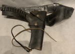 Antigo colde para pistola em couro.