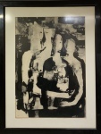 Quadro, sem assinatura aparente, medindo; 1,32 m x 1,02 m