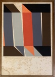 Gravura, assinatura ilegível, medindo: 53 cm x 74 cm