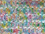 CRISTIANA DA SILVA - óleo s/ tela, medindo: 1,58 m x 1,18 m