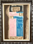 Vincente DE REGO MONTEIRO (1899-1970) - óleo s/ tela, medindo: 80 cm x 1,10 m e 1,10 m x 1,40 m 