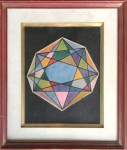 Quadro óleo s/ tela, assinatura ilegível, medindo: 23 cm x 18 cm e 35 cm x 30 cm