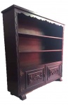 Estante livreiro em madeira nobre, medindo: 1,29 m alt. x 32 cm prof. x 1,36 m larg.