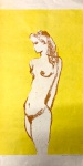 Augusto RODRIGUES (1913-1993) - gravura, (não emoldurado), medindo: 32 cm x 67 cm