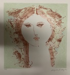 Augusto RODRIGUES (1913-1993) - gravura, (não emoldurado), medindo: 68 cm x 56 cm