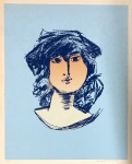 Augusto RODRIGUES (1913-1993) - gravura, (não emoldurado), medindo: 75 cm x 53 cm