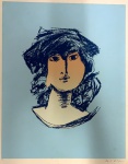 Augusto RODRIGUES (1913-1993) - gravura, (não emoldurado), medindo: 76 cm x 56 cm