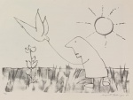 Augusto RODRIGUES (1913-1993) - gravura, (não emoldurado), medindo: 54 cm x 38 cm