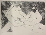 Augusto RODRIGUES (1913-1993) - gravura, (não emoldurado), medindo: 54 cm x 38 cm