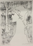 Augusto RODRIGUES (1913-1993) - gravura, (não emoldurado), medindo: 54 cm x 38 cm