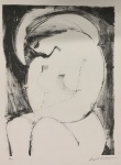 Augusto RODRIGUES (1913-1993) - gravura, (não emoldurado), medindo: 54 cm x 38 cm
