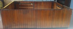 Grande deck de madeira - Medidas: 1,45x 1,86x63 cm