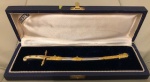 Mini Espada da Eberle na caixa.-  Medida: 15 cm