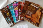 Colecionismo -  Playboy oito exemplares edição especial e aniversário.