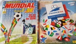 Colecionismo - Dois álbuns, livro ilustrado, Campeonato Mundial , anos 94 e 98.