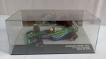 Miniatura Jordan Ford 191, Italy GP 1991, Roberto Moreno, Coleção Carros Fórmula 1 - Lendas do Automobilismo; lacrado; aprox. 11cm