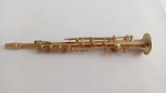 Miniatura Clarinete "Coleção Instrumentos Musicais", conservado, metal; aprox. 16 x 2cm