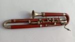 Miniatura Sopro "Coleção Instrumentos Musicais", metal e plástico, conforme fotos; aprox. 13,5 x 3cm