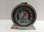 Termômetro Freezer EKCO, metal, marcas do tempo, conforme fotos; aprox. 7 x 6 x 3,5cm