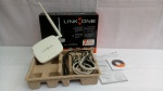 Roteador Wireless LINKONE, Modelo RW131, Semi Novo, segue em caixa original; cx. aprox. 26 x 20 x 6cm