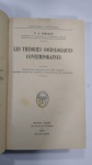 LIVRO: Les Théories Sociologiques Contemporaines, POR:  P. A. Sorokin, EDITIONS PAYOT ANO 1938