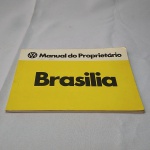 MANUAL DO PROPRIETÁRIO DO VEÍCULO VOLKSWAGEN BRASILIA ANO 1978 COM CARIMBOS.