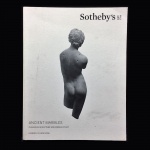 Sotheby's London 13 June 2016 - Ancient Marbles Classical sculpture and works of art. Exemplar com 191 páginas contendo fotos e descrições de altíssima qualidade.