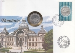 161 – Linda Peça de Coleção Numismática e Filatelia -  Envelope Temático,  Selado com carimbo Comemorativo + Moeda.