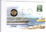 191 – Linda Peça de Coleção Numismática e Filatelia -  Envelope Temático,  Selado com carimbo Comemorativo + Moeda.
