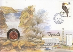 196 – Linda Peça de Coleção Numismática e Filatelia -  Envelope Temático,  Selado com carimbo Comemorativo + Moeda.