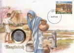 221 – Linda Peça de Coleção Numismática e Filatelia -  Envelope Temático,  Selado com carimbo Comemorativo + Moeda.