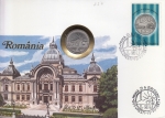 257 – Linda Peça de Coleção Numismática e Filatelia -  Envelope Temático,  Selado com carimbo Comemorativo + Moeda.