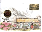 262 – Linda Peça de Coleção Numismática e Filatelia -  Envelope Temático,  Selado com carimbo Comemorativo + Moeda.