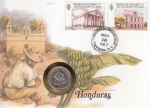290 – Linda Peça de Coleção Numismática e Filatelia -  Envelope Temático,  Selado com carimbo Comemorativo + Moeda.